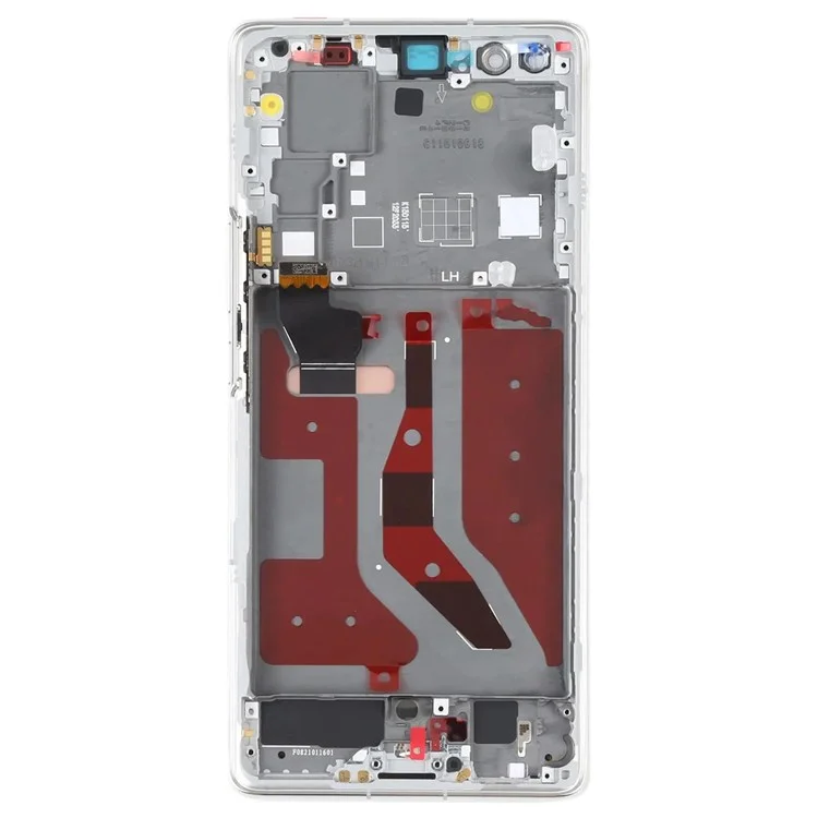 For Huawei nova 8 Pro 5G OEM Grade S LCD Screen and Digitizer Assembly + Frame (Without Logo) - Silver