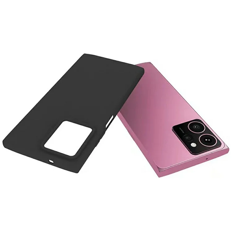 Für HMD Skyline Case Soft Matte Back TPU Black Phone Cover, Large Cutout