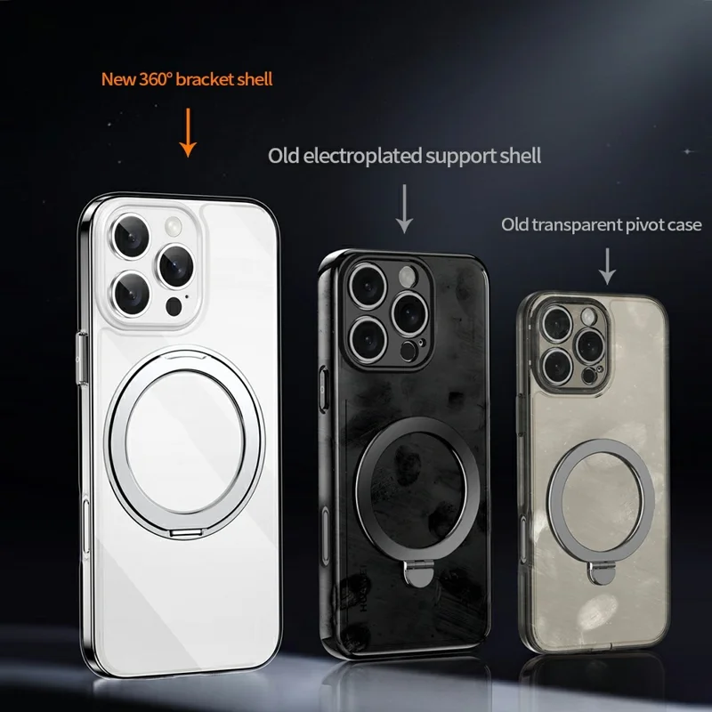Serie Xundd Zero Sense Para Iphone 16 Pro Case Compatible Con Magsafe Giratoria Kickstand PC+TPU Tpule Cubierta