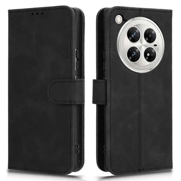Per Infinix Zero 40 5G Casella di Pelle in Pelle Anti-Drop Flip Cover Del Telefono - Nero