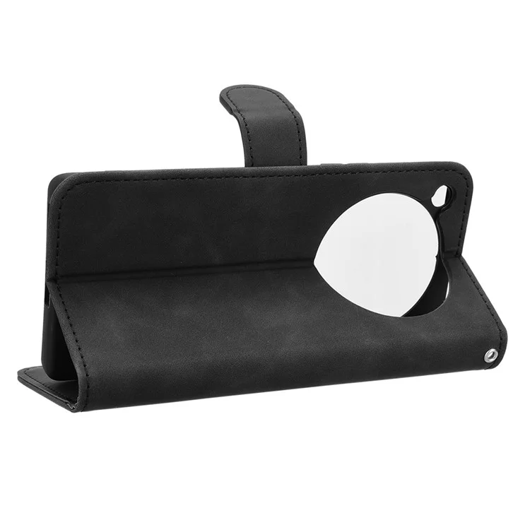 Per Infinix Zero 40 5G Casella di Pelle in Pelle Anti-Drop Flip Cover Del Telefono - Nero