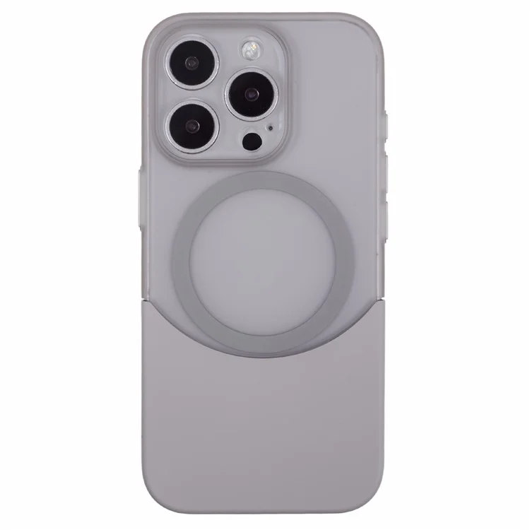 le Niveau x Pour L'iphone 16 Pro Case Compatible Avec la Couverture de Téléphone PC Anti-dépôt Magsafe Matte - Gris