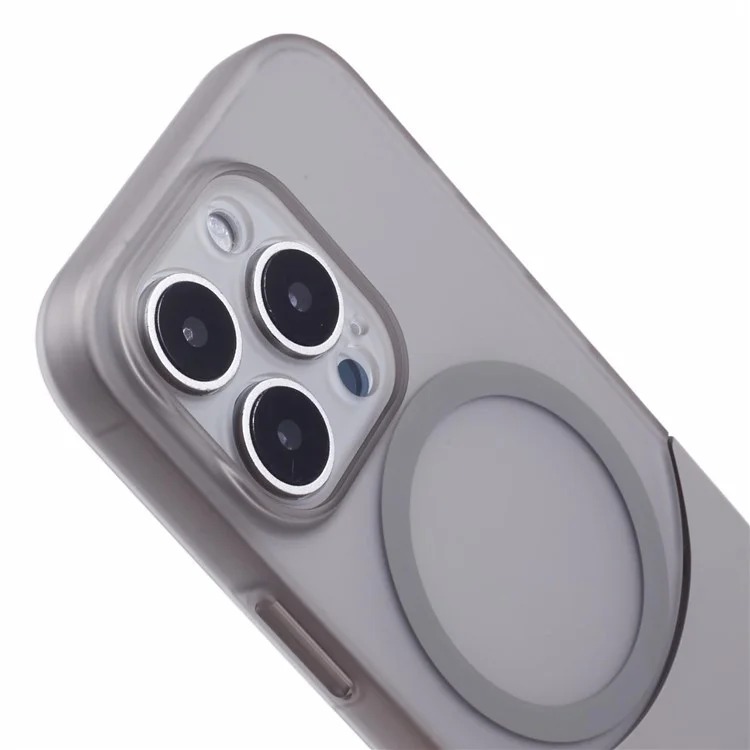 le Niveau x Pour L'iphone 16 Pro Case Compatible Avec la Couverture de Téléphone PC Anti-dépôt Magsafe Matte - Gris