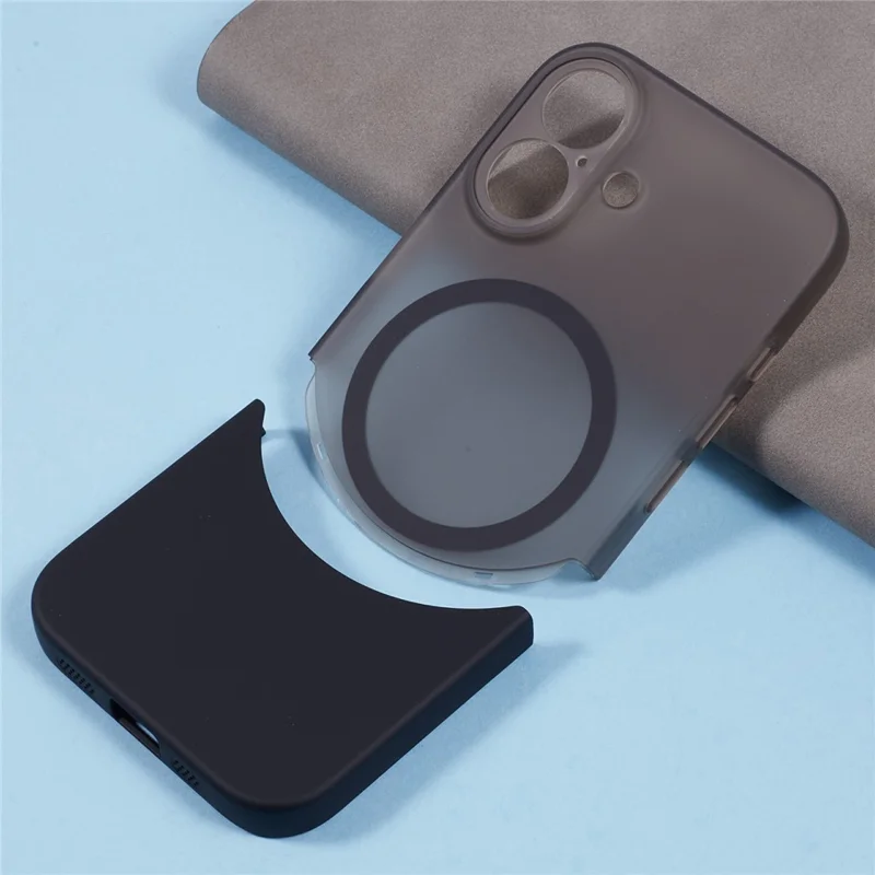 X-level Para Iphone 16 Case Compatible Con Cobertura de Teléfono Magsafe Matte Anti-Drop PC - Negro