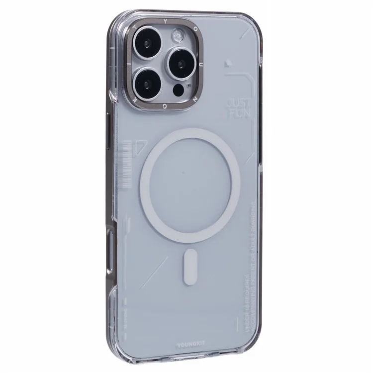 YOUNGKIT Detachable 2-in-1 Case for iPhone 16 Pro Max Phone Cover Compatible with MagSafe - Titanium Gold