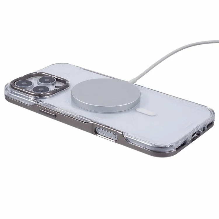 YOUNGKIT Detachable 2-in-1 Case for iPhone 16 Pro Max Phone Cover Compatible with MagSafe - Titanium Gold