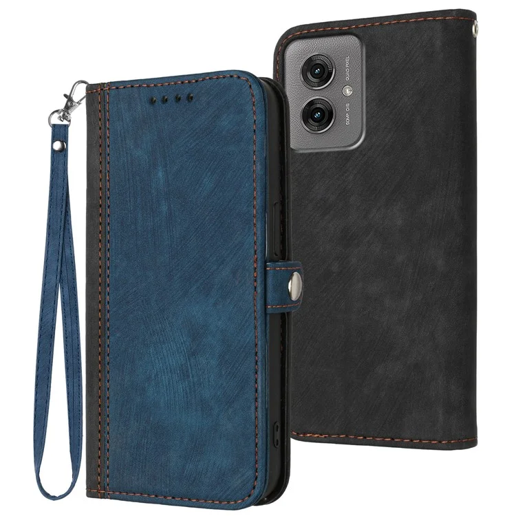 YX0020 Для Motorola Moto G55 5G Case Case Skellet Skin Touch Chothing Phone Cover - Сапфир
