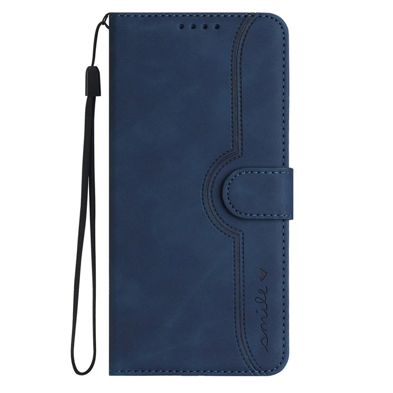YX0030 For Infinix Hot 50 5G Case Leather Phone Cover Wallet Stand Design - Sapphire