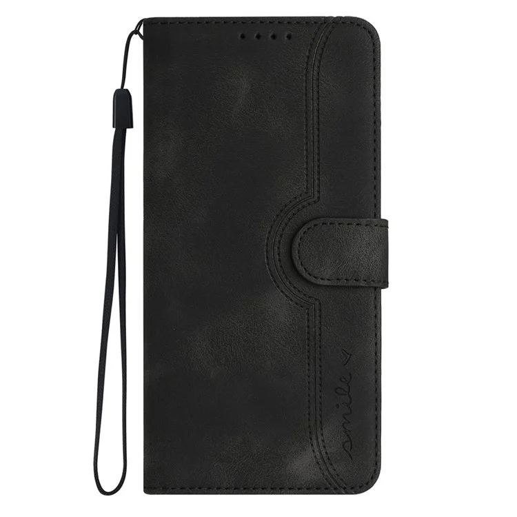 YX0030 Pour Motorola Moto G35 5G Case de Temple Coigner le Parlef Autors Stand - Noir