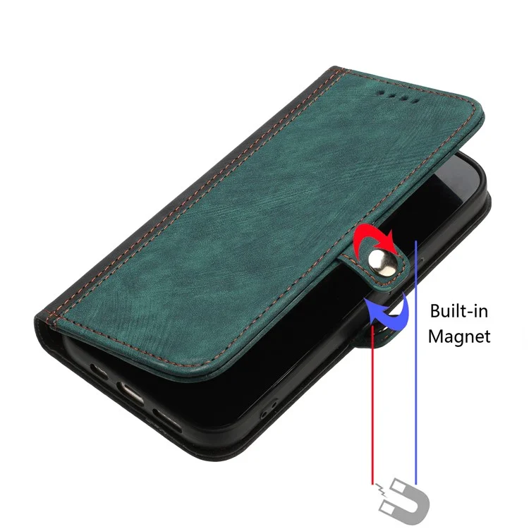 YX0020 Для Motorola Moto G35 5G Case Case Skellet Skin Touch Comefice Cover Phone Cover - Черный Зеленый