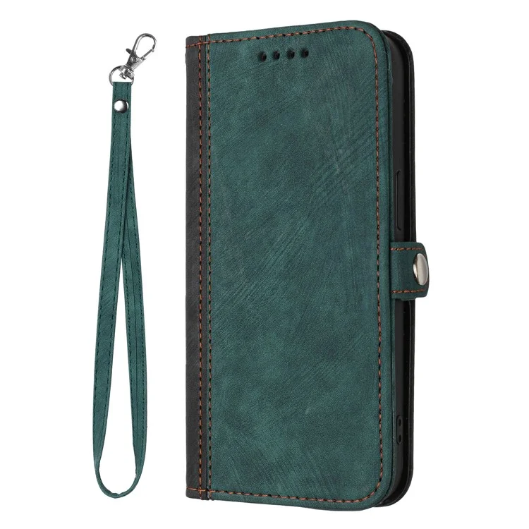 YX0020 Для Motorola Moto G35 5G Case Case Skellet Skin Touch Comefice Cover Phone Cover - Черный Зеленый