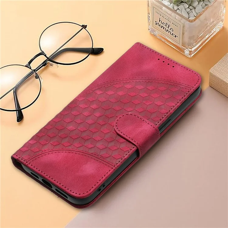 YX0060 For Samsung Galaxy S25 Ultra Case Elephant Head Pattern Leather Phone Cover - Rose