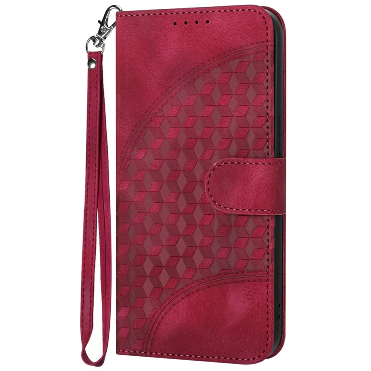 YX0060 For Samsung Galaxy S25 Ultra Case Elephant Head Pattern Leather Phone Cover - Rose