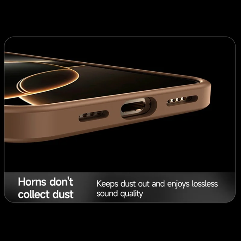 SULADA For iPhone 15 Case Compatible with MagSafe Ultra-Thin PC+TPU Phone Cover - Titanium Grey