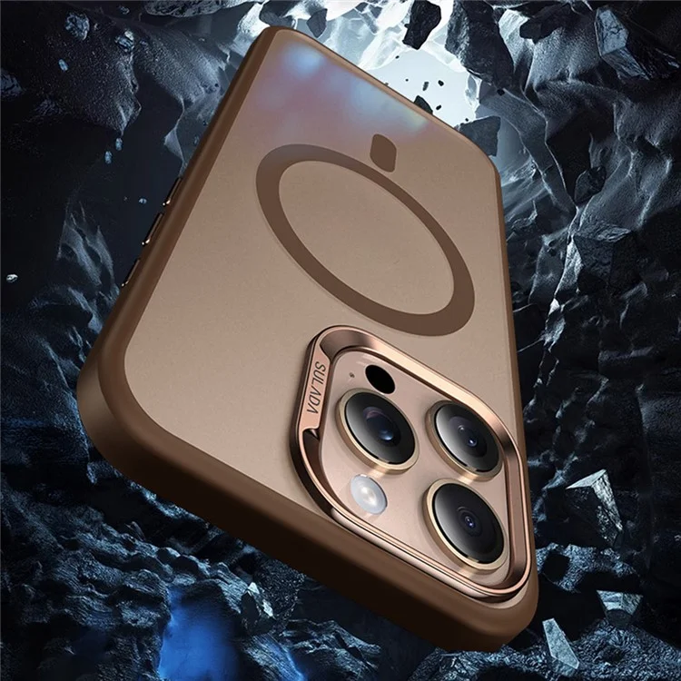 Sulada Для Iphone 16 Pro Max Case, Совместимый с Magsafe Ultra-Thin Pc+tpu. - Золото