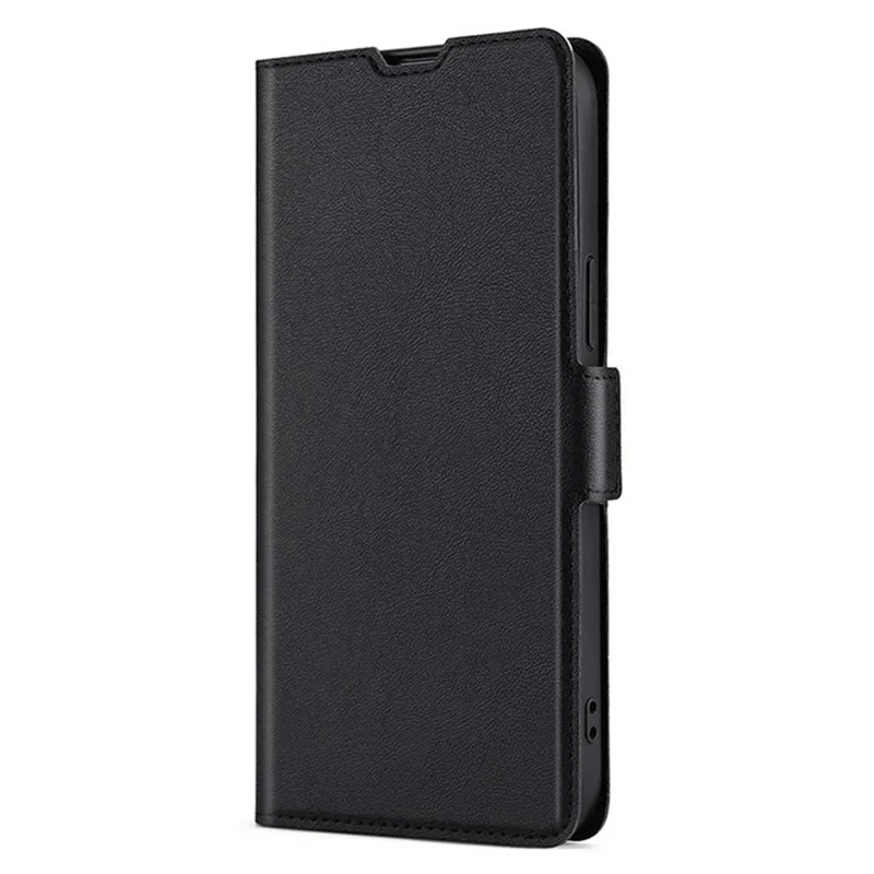 For Motorola Moto G85 5G / S50 Neo 5G Case Card Holder PU Leather Phone Cover - Black
