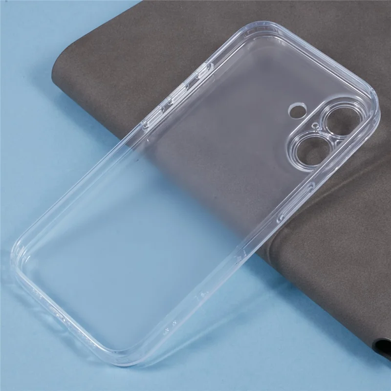 Capa JAUCASE para iPhone 16 PC+TPU Fosca Anti-Impressões Digitais - Branca