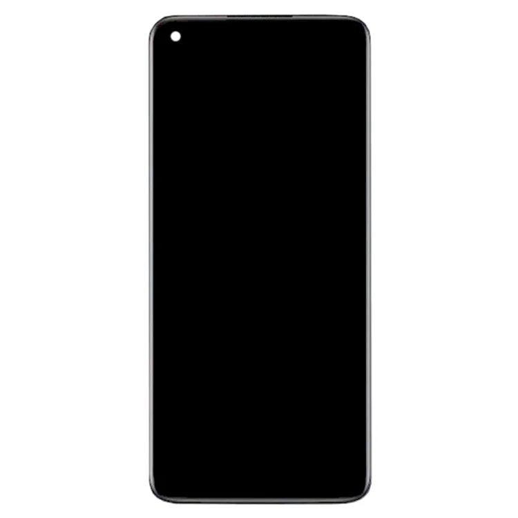 For OnePlus Nord N100 Grade C LCD Screen and Digitizer Assembly + Frame Replacement Part (without Logo) - Black