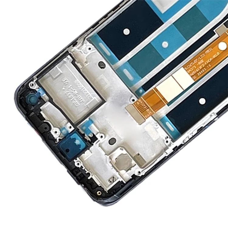 Для OnePlus Nord N100 Grade C Сборка ЖК-экрана и дигитайзера + Запчасть рамки (без логотипа) - Black