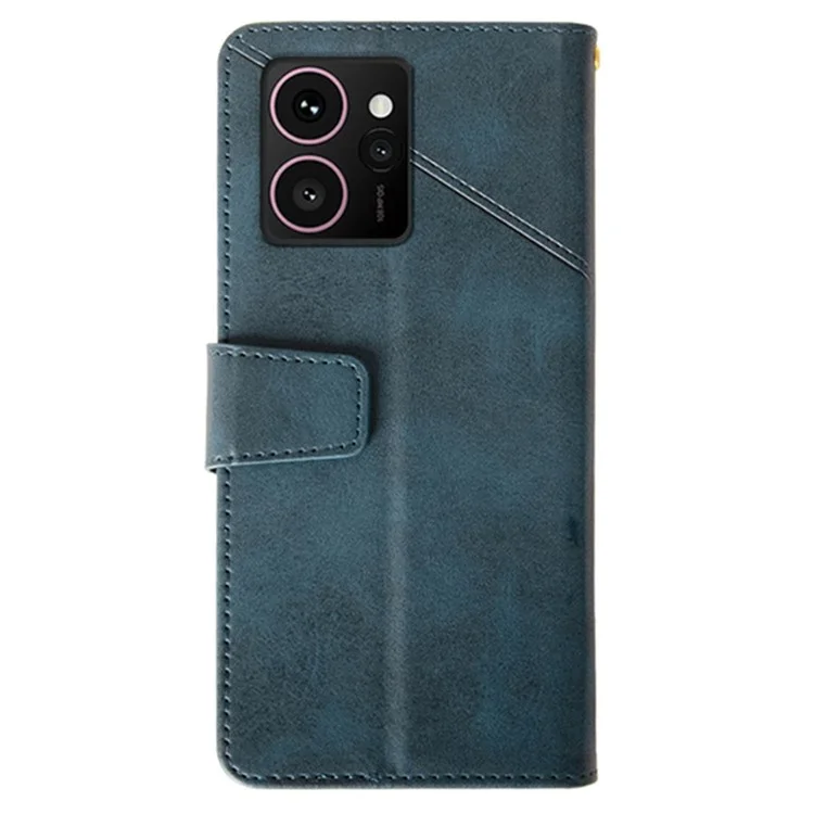 IDEWEI для HMD Skyline чехол из натуральной кожи бумажник чехол подставка с текстурой телячьей кожи - синий