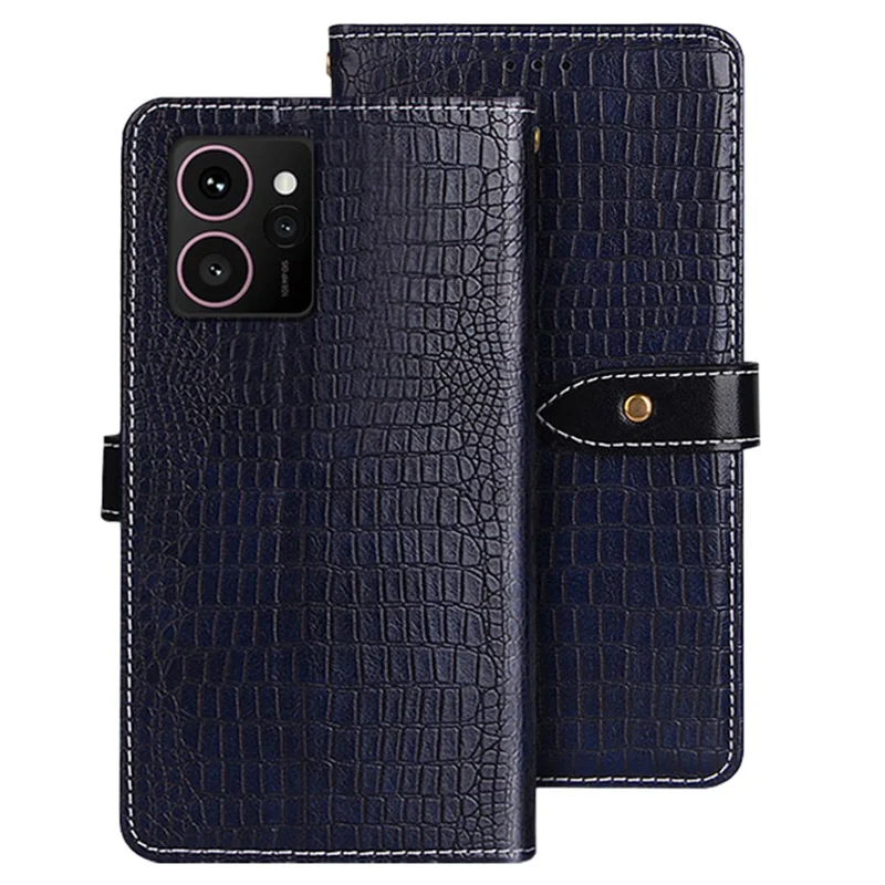 IDEWEI för HMD Skyline hölster med krokodilstruktur i PU-läder - Blå