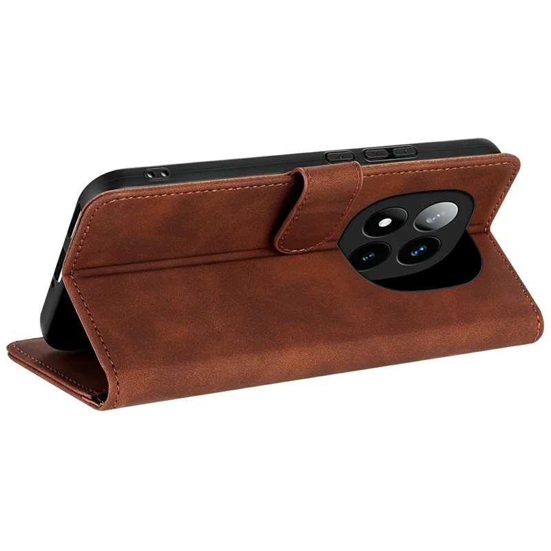 AZNS Für Xiaomi Redmi Note 14 Pro+ 5G Hülle PU Leder Brieftasche Handyhülle - Braun