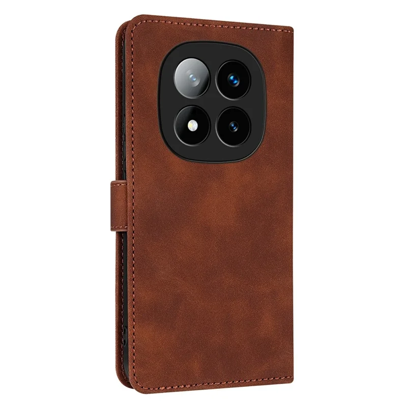 AZNS Für Xiaomi Redmi Note 14 Pro+ 5G Hülle PU Leder Brieftasche Handyhülle - Braun