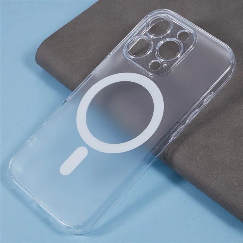 JAUCASE voor iPhone 16 Pro Max hoesje, mat anti-vingerafdruk achterkant, compatibel met MagSafe - Zwart