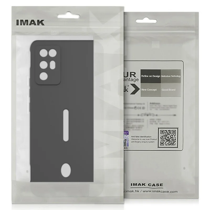 IMAK UC-4 Series for iPhone 16 Pro Max TPU Case Soft Phone Cover Straight Edge - Black