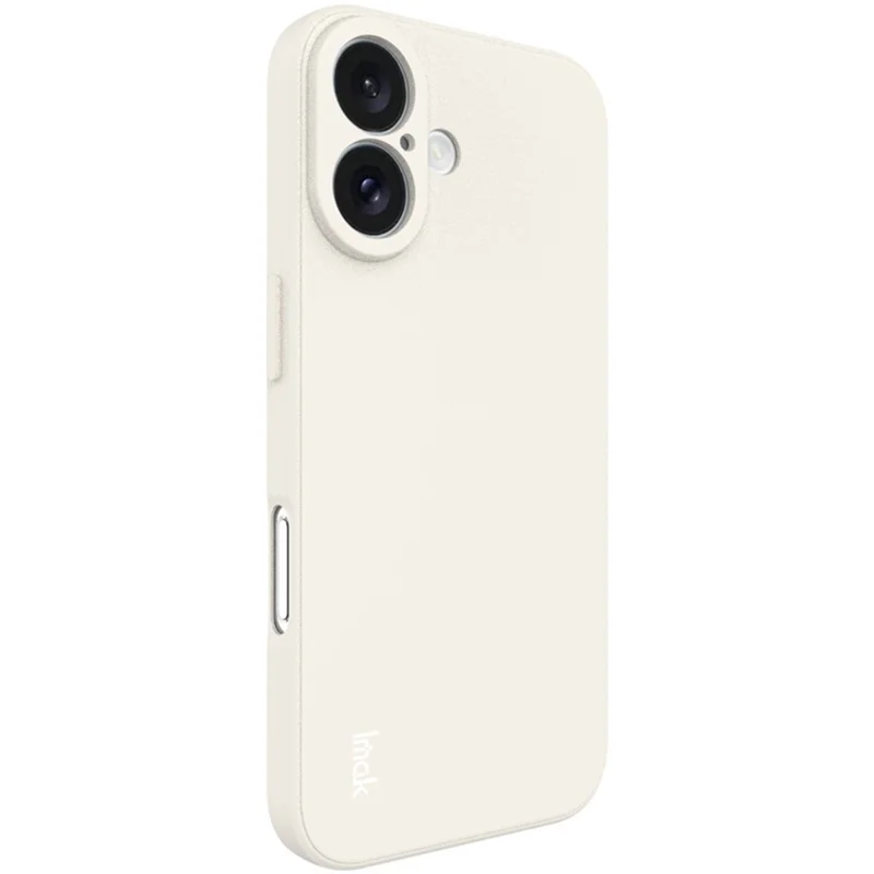 IMAK UC-4 Series for iPhone 16 TPU Case Soft Phone Cover Straight Edge - White
