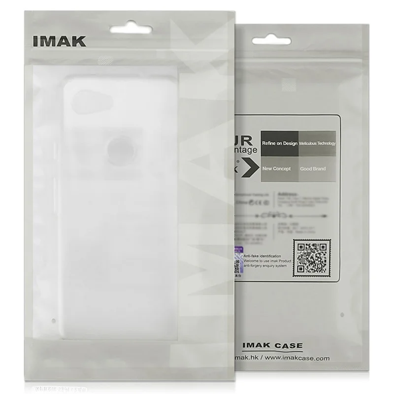 IMAK UX-4 Series for Motorola Moto G64 5G / G54 5G Case Straight Frame Four Corner Shockproof Clear TPU Cover