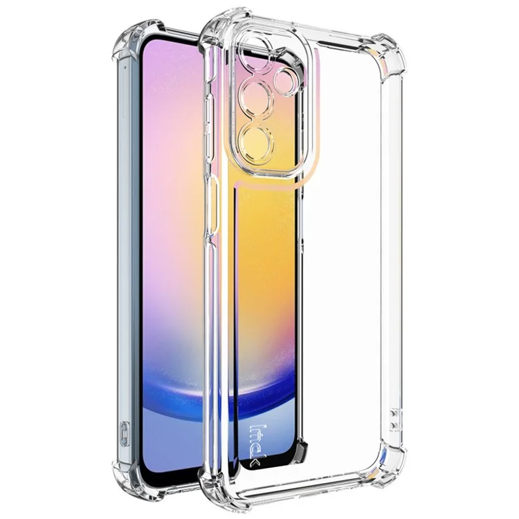 IMAK UX-4 Series para Funda Samsung Galaxy A15 4G / 5G Straight Frame Four Corner Shockproof Clear TPU Cover