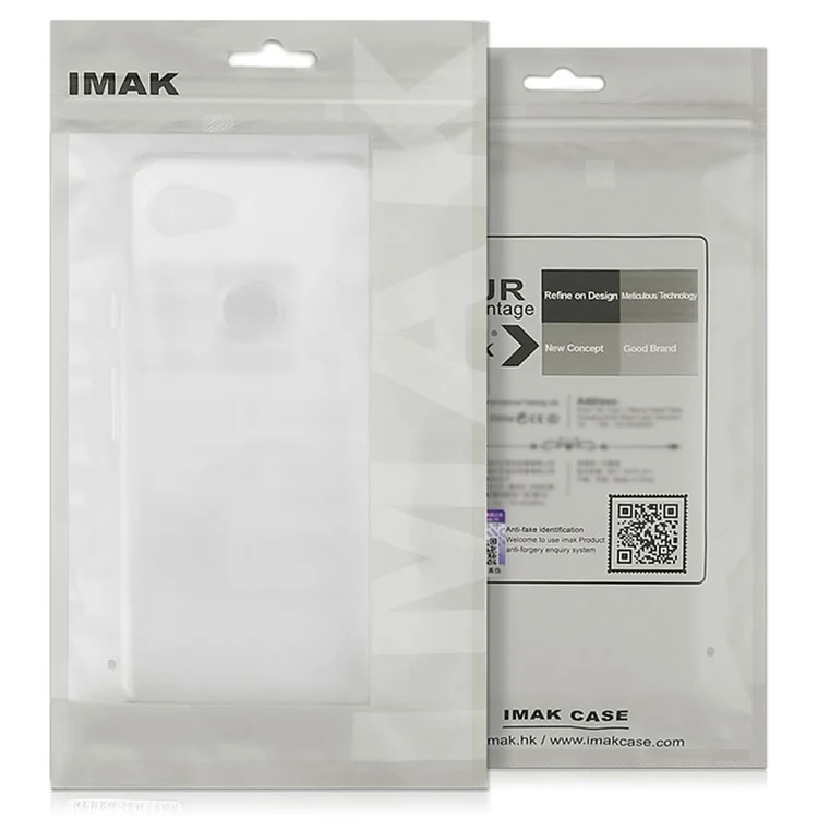 IMAK UX-4 Series para Funda Samsung Galaxy A15 4G / 5G Straight Frame Four Corner Shockproof Clear TPU Cover