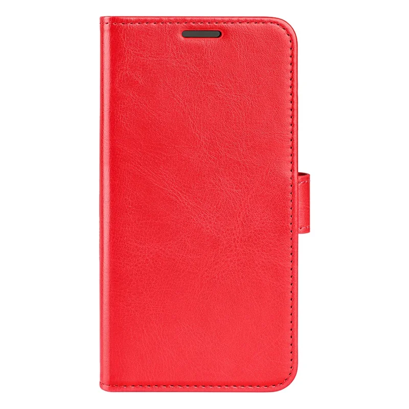 Für Motorola Moto G35 5G Wallet Case Crazy Horse Textur Stand Leder Handyhülle - Rot