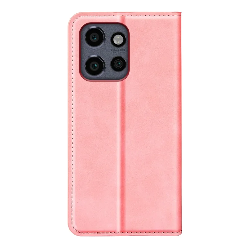 For Motorola Edge 60 Neo 5G / Edge 50 Neo 5G / Moto S50 5G / ThinkPhone 25 5G Case Skin-Touch Leather Wallet Phone Cover - Pink