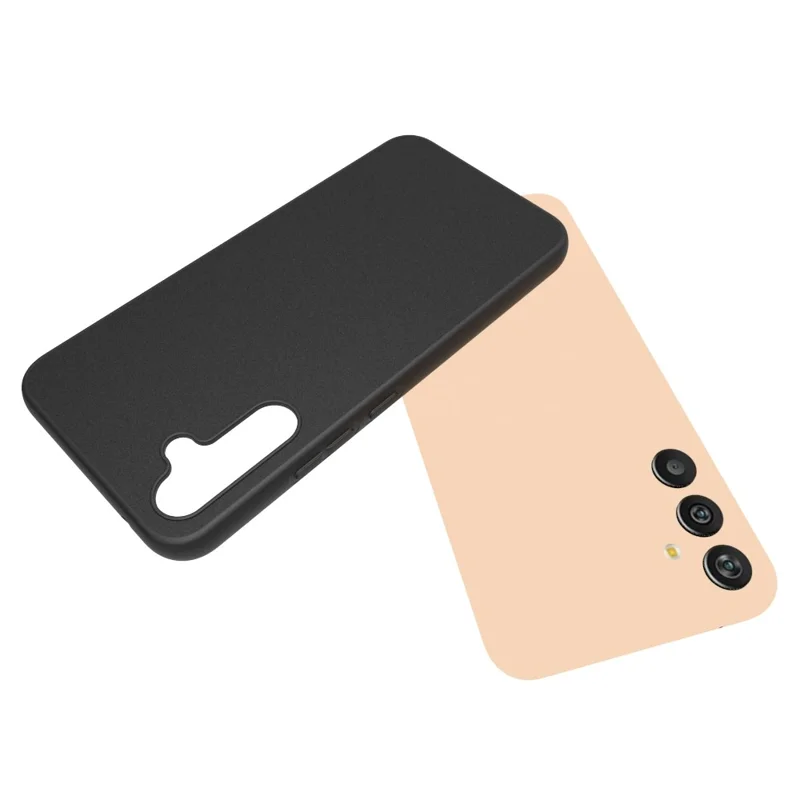 10 pezzi / confezione per Samsung Galaxy A34 5G Case Anti-Fingerprint Soft TPU Protective Cover - Nero