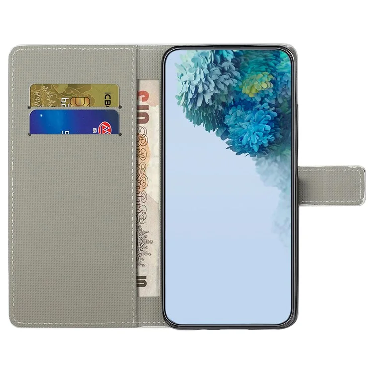 Per Google Pixel 9a Case Pattern Print PU Leather Wallet Phone Cover - Orecchie di Gatto