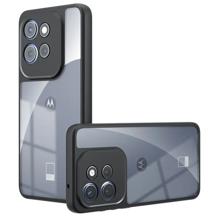 Pour le Motorola Edge 50 5G, étui TPU+PC antichoc transparent