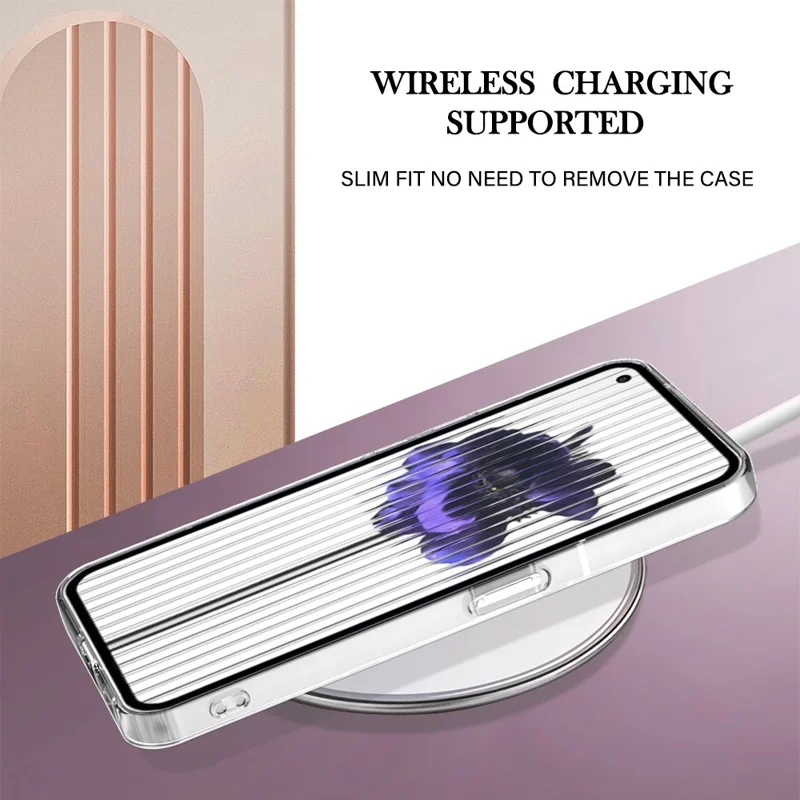 For Nothing Phone (1) 5G TPU Case with IMD Marble Pattern Electroplated Back Cover - White 006