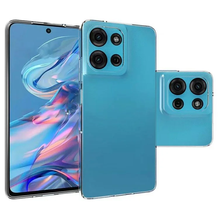 Per Motorola Moto G75 5G Custodia Slim Fit Trasparente Morbida TPU Cover Telefonica