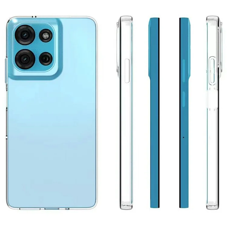 Per Motorola Moto G75 5G Custodia Slim Fit Trasparente Morbida TPU Cover Telefonica