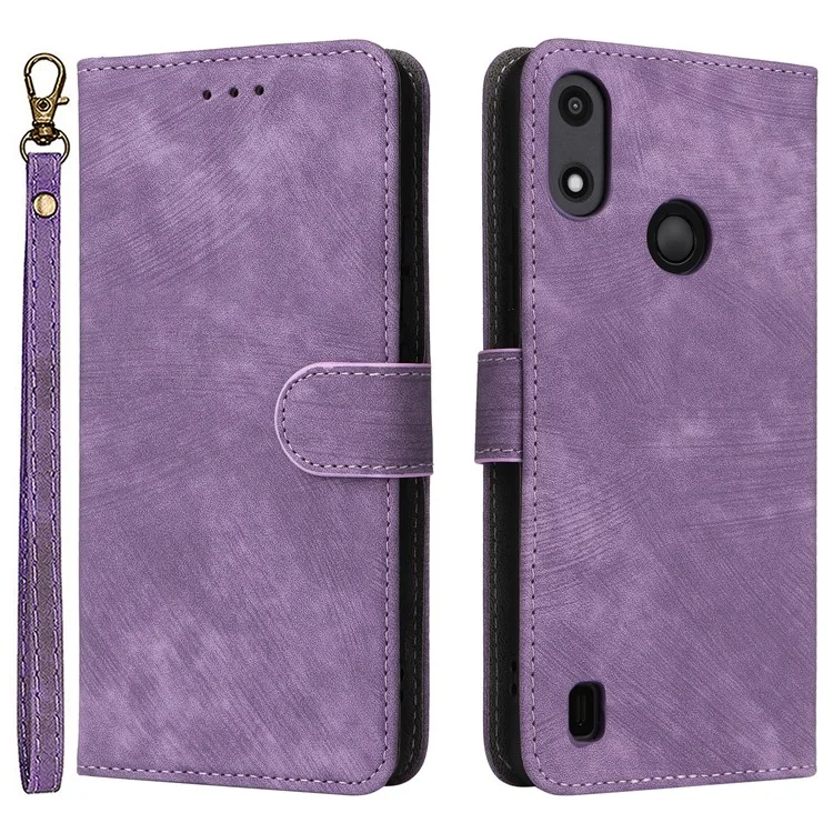 For Gabb Phone 4 Wallet Case RFID Blocking PU Leather Cover Stand View - Purple