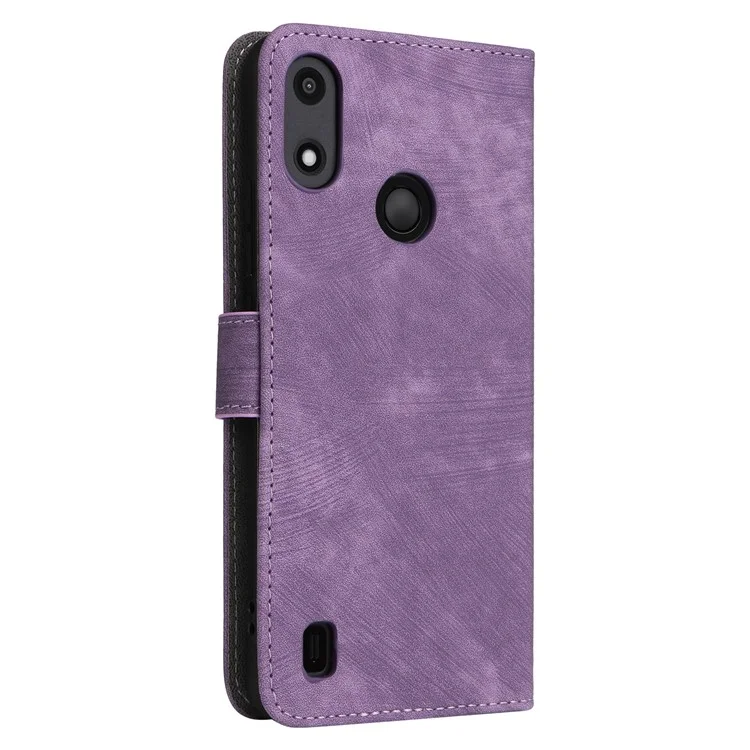 For Gabb Phone 4 Wallet Case RFID Blocking PU Leather Cover Stand View - Purple
