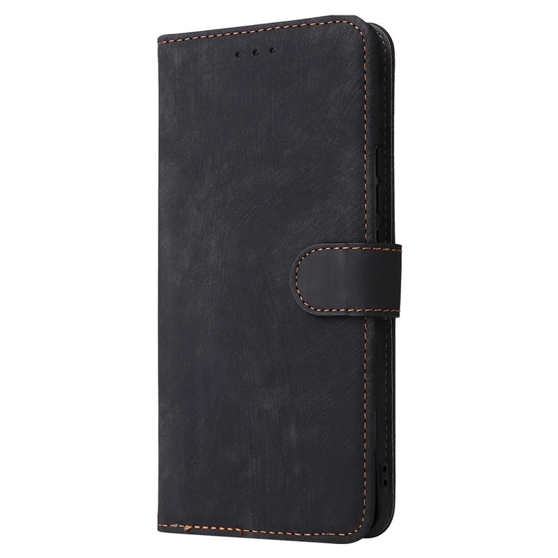 Fodral för itel A80 4G A671LC med plånboksfunktion, RFID-skydd, PU-läder, ställfunktion - Svart