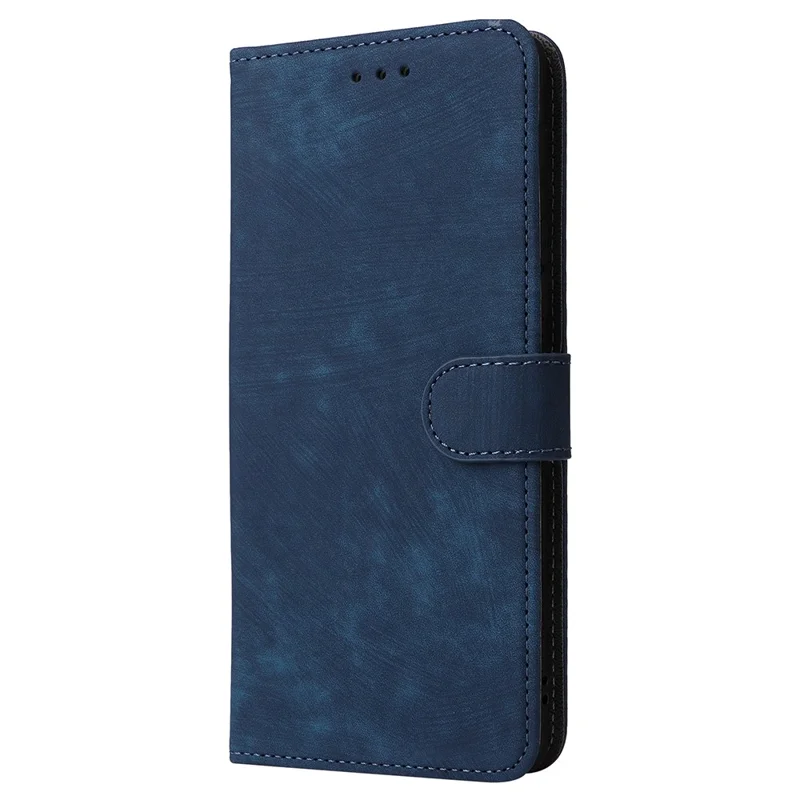 For itel A80 4G A671LC Wallet Case RFID Blocking PU Leather Cover Stand View - Blue