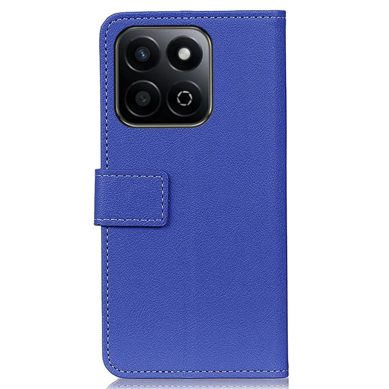 Para Honor 200 Smart 5G / Play 60 Plus 5G Capa Carteira Suporte em Couro PU - Azul