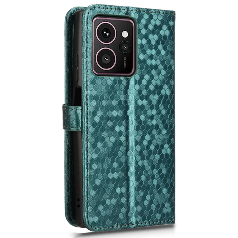Voor HMD Skyline Wallet Case met stippenpatroon imitatie lederen telefoonhoes - Groen