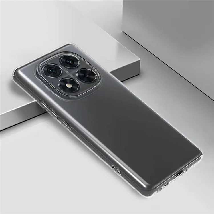 Para Xiaomi Redmi Note 14 Pro+ 5G Funda de Teléfono Transparente Ultradelgada Flexible de TPU
