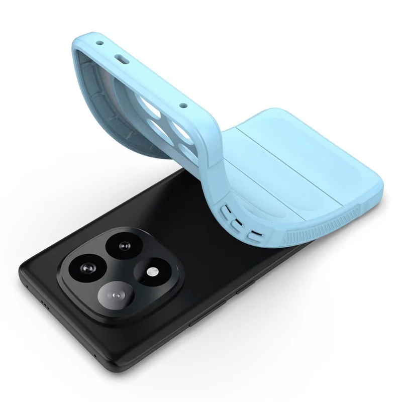 Para Funda Xiaomi Redmi Note 14 Pro+ 5G Anti-Caída Suave TPU Resistente Cubierta Trasera para Teléfono - Azul Bebé