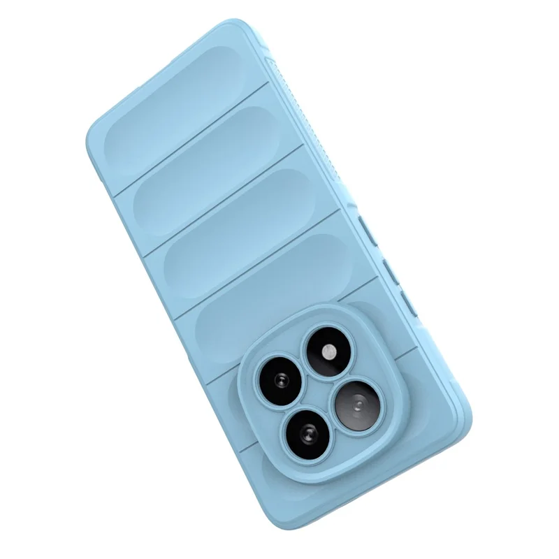 Para Funda Xiaomi Redmi Note 14 Pro+ 5G Anti-Caída Suave TPU Resistente Cubierta Trasera para Teléfono - Azul Bebé